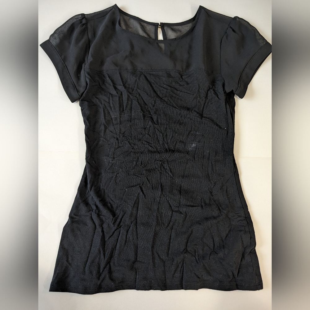 Express Mesh Business Casual Top